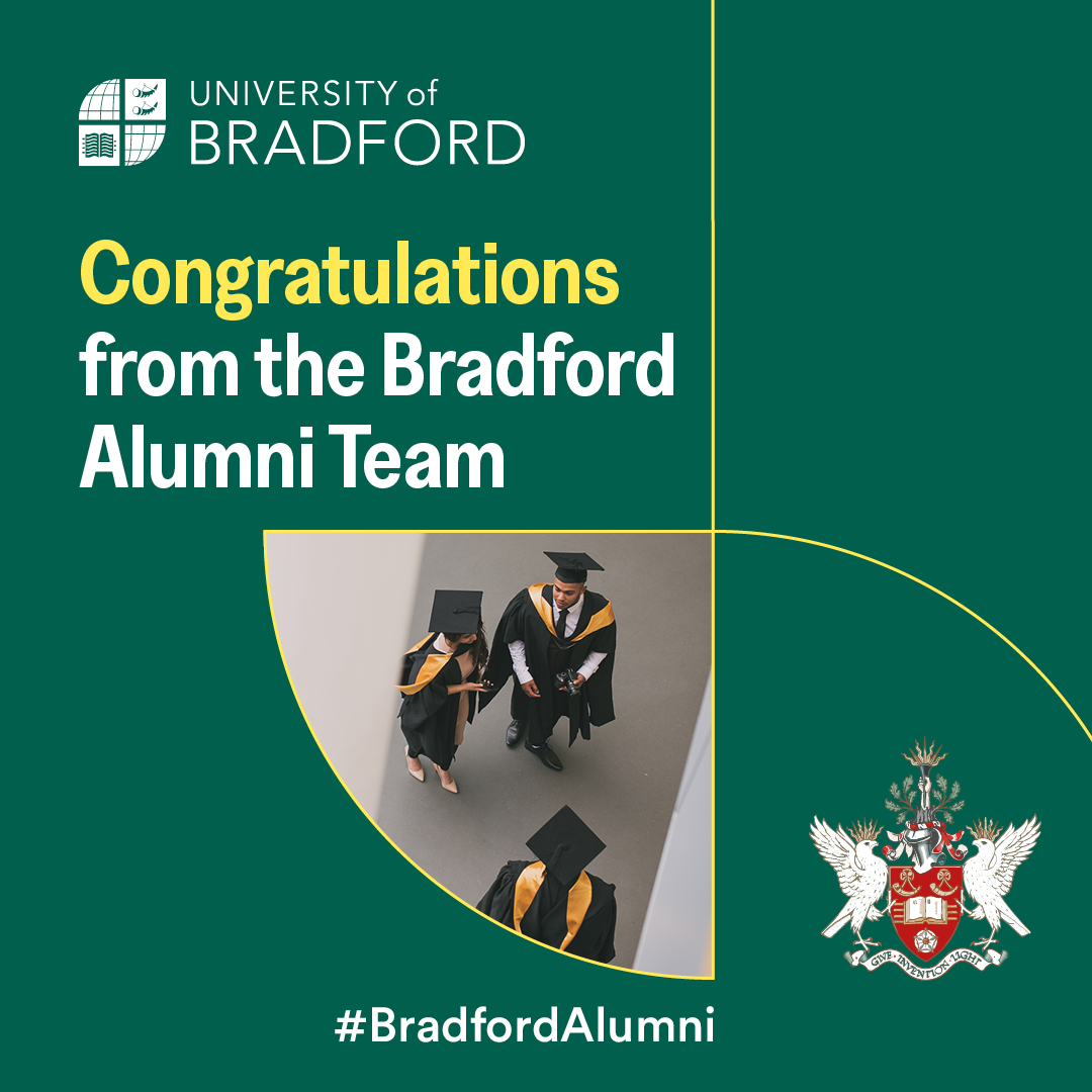 University of Bradford Alumni (@bradfordalumni) on Twitter photo It's Summer Graduation Week at the <a href="/UniofBradford/">University of Bradford</a>. 🎓
Congratulations to the Class of 2025! We’re delighted to celebrate your outstanding achievements and to welcome you into our global alumni community. #TeamBradford #BradfordAlumni It's Summer Graduation Week at the <a href="/UniofBradford/">University of Bradford</a>. 🎓
Congratulations to the Class of 2025! We’re delighted to celebrate your outstanding achievements and to welcome you into our global alumni community. #TeamBradford #BradfordAlumni