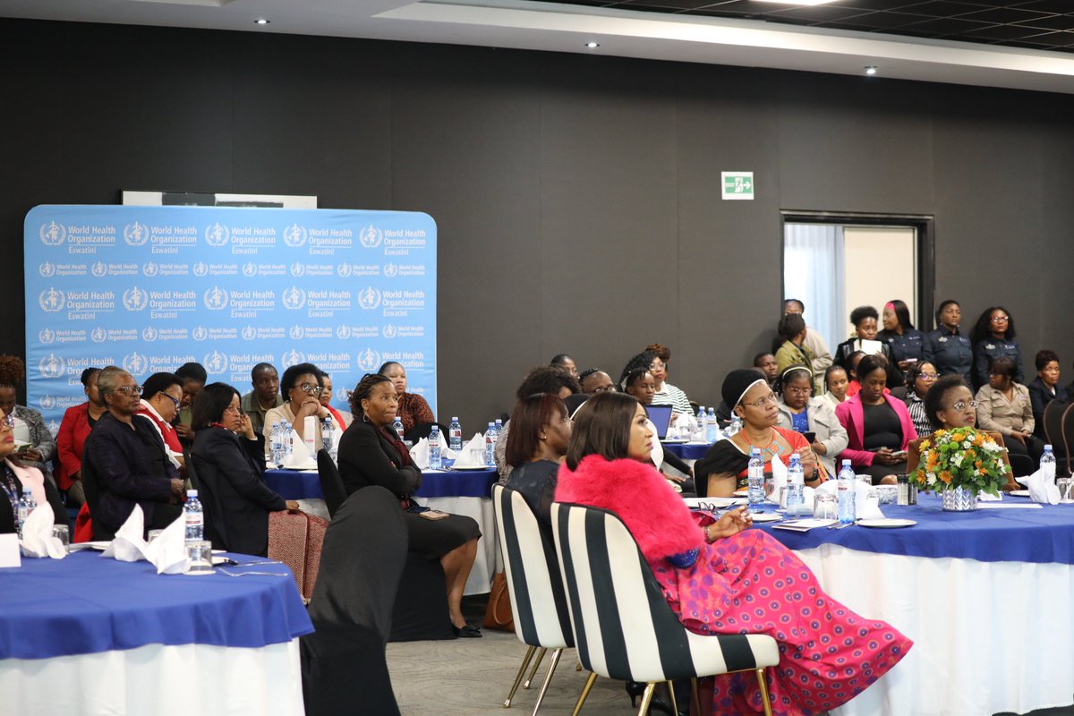 WEswatini's tweet image. "Your Royal Highness, your consistent leadership in the cervical cancer response sends a powerful message; that the health and dignity of Eswatini women and girls matter. Your presence today amplifies that message. You inspire urgency, and you give hope." - WHO Rep Dr Susan Tembo