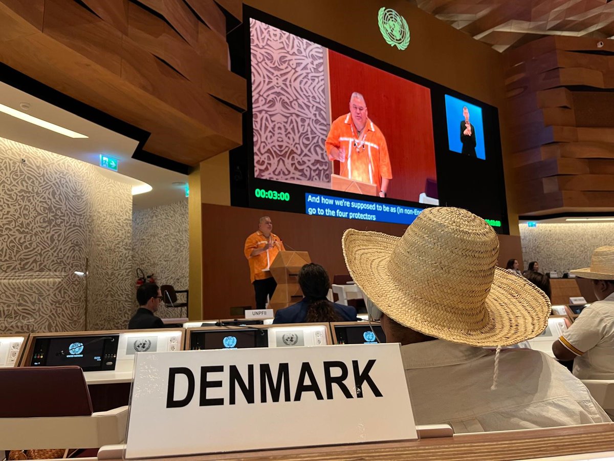 DKUNmisgva's tweet image. This week, @UN_HRC is all about the rights of #IndigenousPeoples around the 🌍, with the 18th session of #EMRIP taking place.
This year’s discussions on #Indigenous data, languages & participation are all important & very timely. 🇩🇰 & 🇬🇱 look forward to participating actively!