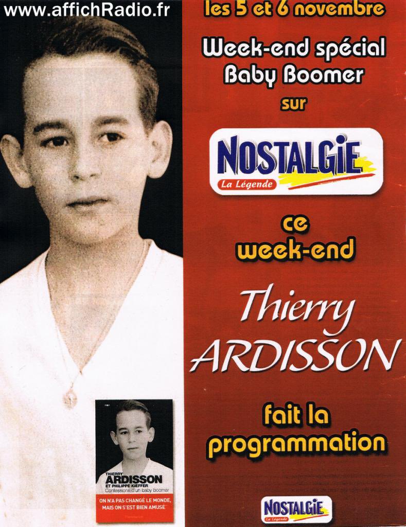 benoit_biard's tweet image. Lors de la sortie de son livre ”confession d’un baby boomer”, Thierry Ardisson avait fait la programmation musicale de Nostalgie le temps d’un week-end,en novembre 2004.Un souvenir personnel d’une excellente programmation,avec des anecdotes sur de nombreux artistes.
Au revoir 🥲