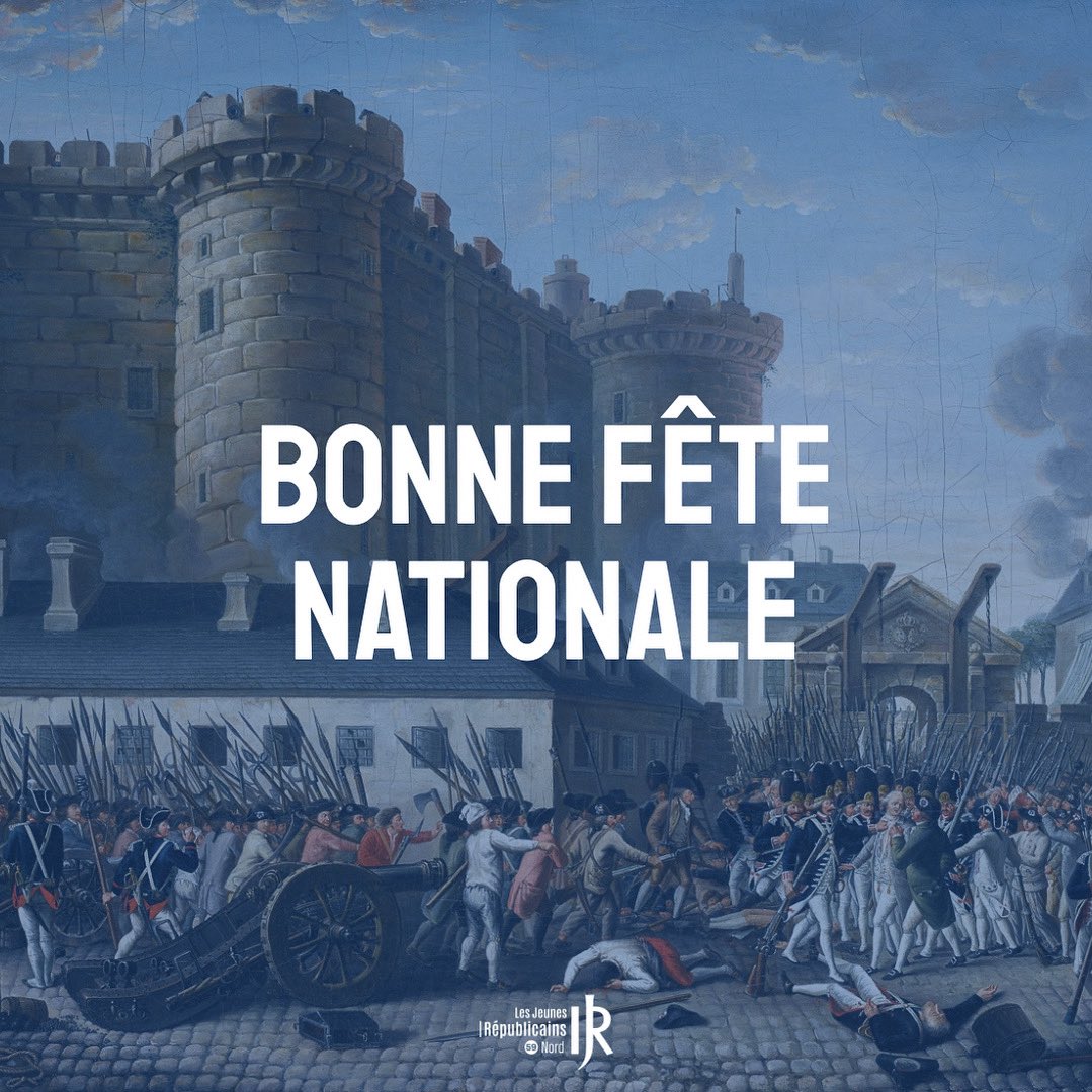 Aujourd’hui, on célèbre notre histoire, notre culture, et notre peuple. Bonne fête nationale ! 🇫🇷🇫🇷