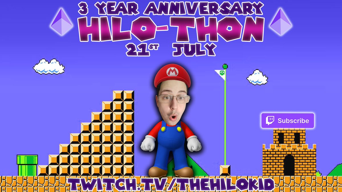 It's been a long time coming but it's finally ONE WEEK AWAY! 👀

The first ever Hilothon™! 😤

Make sure to tune in July 21st for all the madness. I'll see you there! 😍