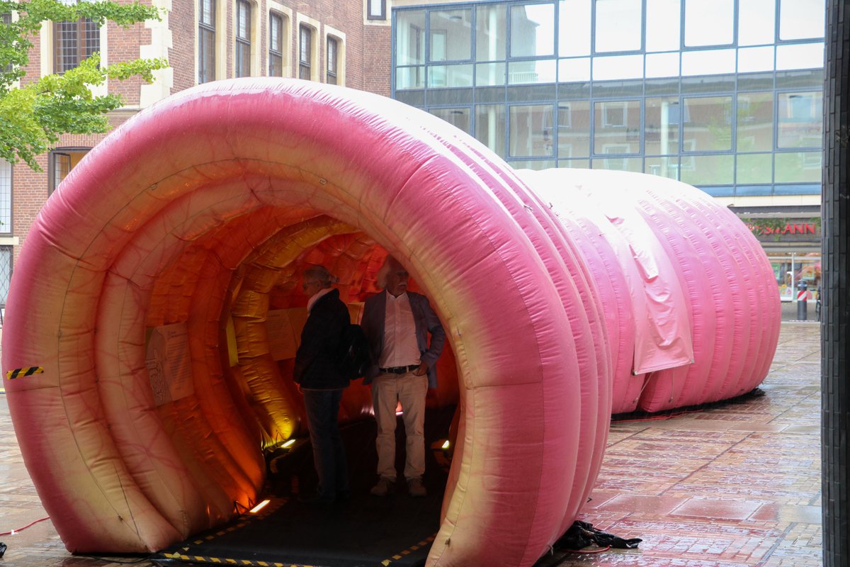 MEDB_LAB's tweet image. MedB Lab joined the Schlauraum Wissenschaftsfestival to open conversations around liver health and research 🧬

🗣️ Talks on transplants &amp;amp; gut-liver topics
🫁 Inflatable colon walk-through
🎙️ Interviews about our work
Science belongs to everyone-
#WissenschaftMünster