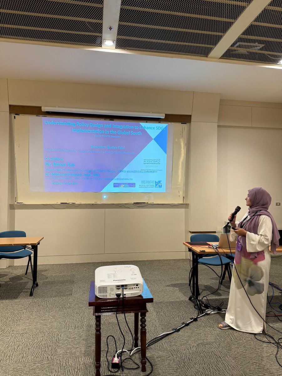 policyCollege's tweet image. Dr. Bushra Faizi, Post doc at the #CPP, presented her research at 7th International Conference on Public Policy #ICPP7 held in Chiang Mai, Thailand, contributing to the discussion on #SDG implementation and policy resilience in the Global South.
