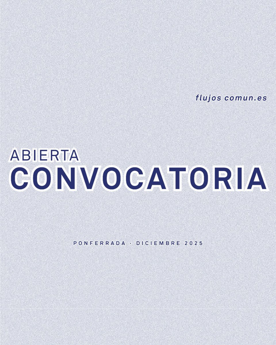 📣 Oberta la convocatòria de la XVII <a href="/bienal_BEAU/">Bienal Española de Arquitectura y Urbanismo</a> sota el lema Fluxos. Comun(es).

⏳ Termini molt breu! Consulta les bases i presenta el teu projecte 👇
🔗 cscae.com/index.php/cono…

#XVIIbeau #COAIB #Arquitectura #Urbanisme #CSCAE