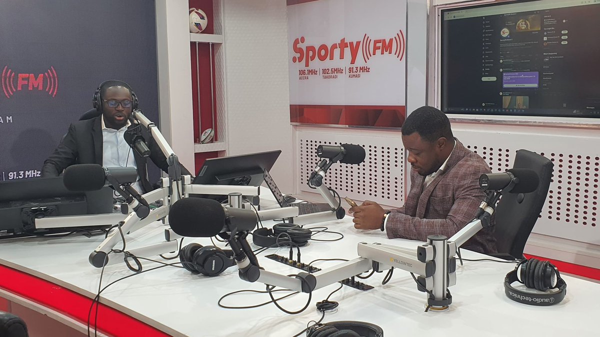 #SportyFMIsHere (@sportyfm_) on Twitter photo Now discussing: Black Queens 🇬🇭 target qualification to #WAFCON24 quarterfinals ahead of crucial clash against Tanzania 🇹🇿.
We’ve been joined via phone by our correspondent in Morocco <a href="/sena_sosu/">Mummyspride</a> and Tanzanian sports journalist Lilian Mukulu. 📞
#SportyBreakfast Now discussing: Black Queens 🇬🇭 target qualification to #WAFCON24 quarterfinals ahead of crucial clash against Tanzania 🇹🇿.
We’ve been joined via phone by our correspondent in Morocco <a href="/sena_sosu/">Mummyspride</a> and Tanzanian sports journalist Lilian Mukulu. 📞
#SportyBreakfast