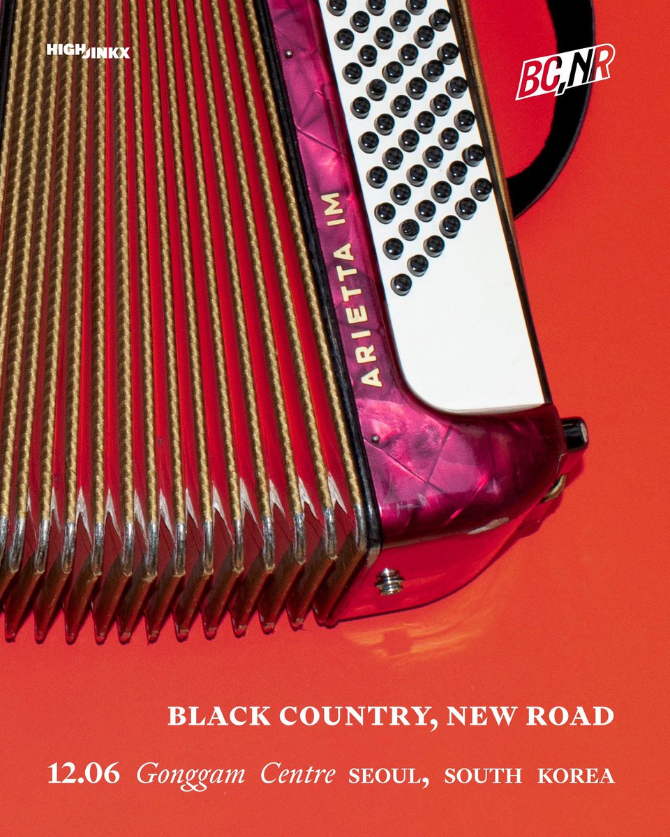 FstvlLife's tweet image. Black Country, New Road 내한공연
공연 일정: 2025년 12월 6일 (토) 오후 7시
공연 장소: 공감센터
티켓 가격: 지정석 99,000원
티켓 오픈: 7월 21일 (월) 낮 12시
티켓 예매: 예스24
#BlackCountryNewRoad #블랙컨트리뉴로드 #내한공연
