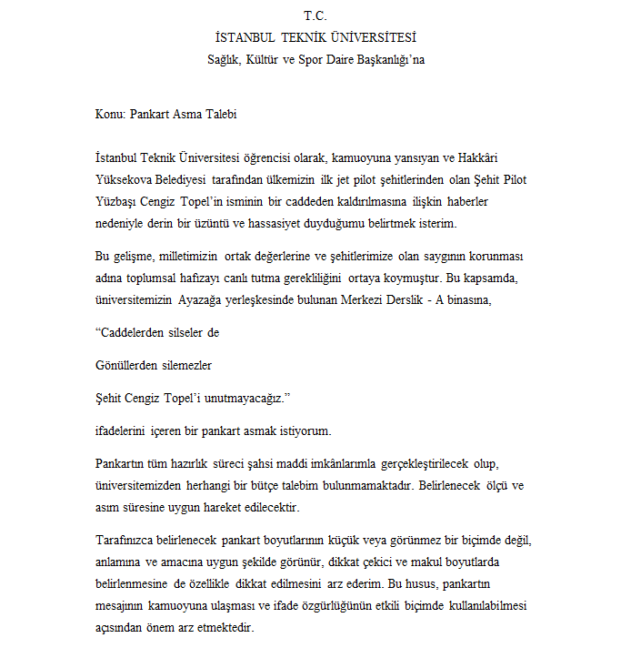 pew_pew_pew0's tweet photo. 1-2-3. Sağlık, Kültür ve Spor Daire Başkanlığına verilen dilekçe ve  dilekçeye verilen cevap.
4. İTÜ Medya ve İletişim Ofisi kamuoyu bilgilendirmesi.

@ProfHasanMandal Üniversitemiz, kamuoyu bilgilendirmesindeki ifadelerle, "eleştirel düşüncenin ve farklı fikirlerin - https://t.co/4JchfcXVoh