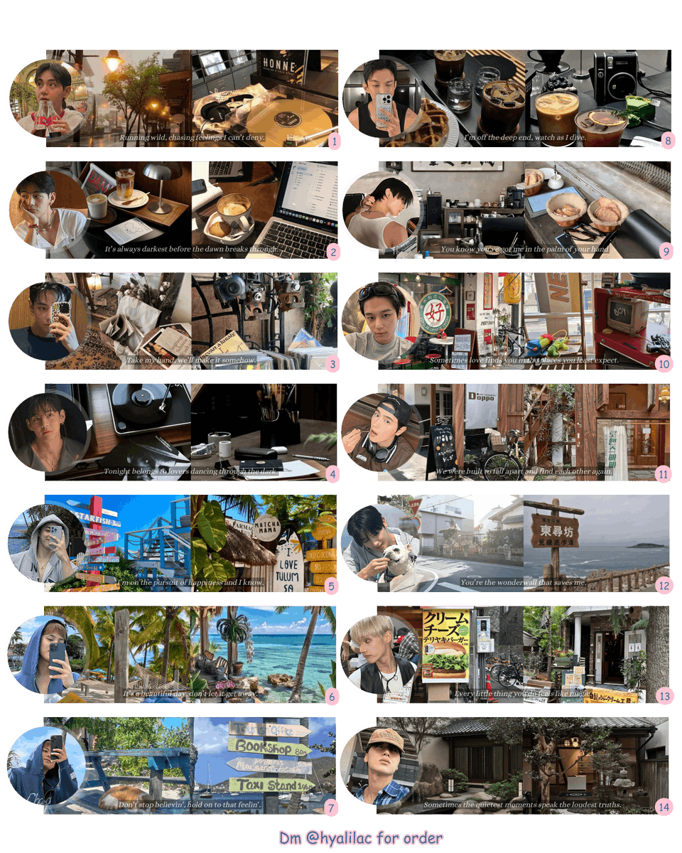 hyalilac's tweet photo. Help repost, thank you!♡

Haii, aku bawa 55 layout boygroup + actor rs ready stock scenery moodie nihh. Scroll down for more, yaa!

💰: 4.000/ea
📝: 2 ava &amp; 2 header
💳: QRIS

Yukkk jajan sekarang juga!! Happy shopping!! 🛍️ 
#zonaba #zonauang https://t.co/josmdZI9EL