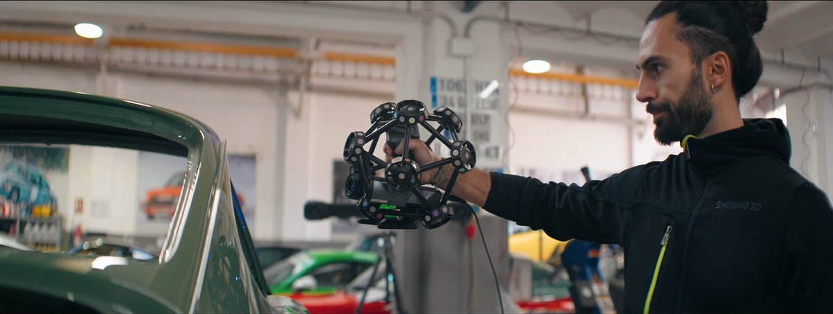 Shining3D's tweet image. In Spain, the restoration team at Juliá Automobile took on a custom build for a 1995 Porsche 993. The team used SHINING 3D’s FreeScan Trak ProW for 3D scanning.
Read More: hubs.ly/Q03v7DkK0
#porsche #carrestoration #reverseengineering #shining3dmetrology #shining3d