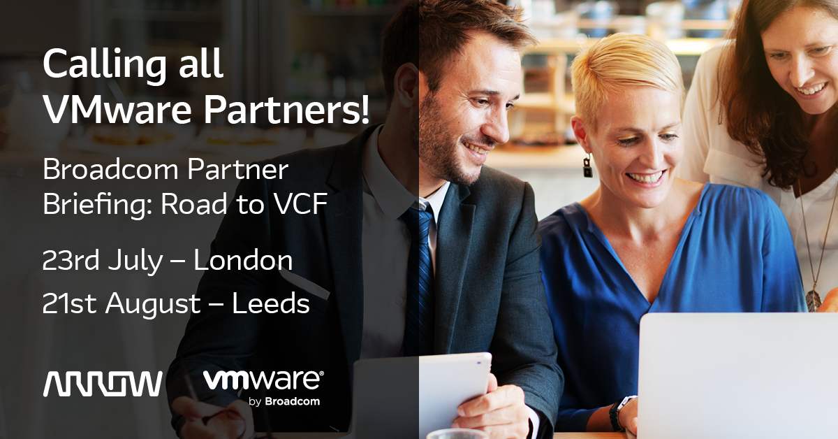 VMware Cloud Foundation (VCF) is your path forward. 
Join the Road to VCF briefing with Broadcom + Arrow. 
🔥 Why attend? 

✔️ Succeed with VCF 
✔️ Position for growth 
✔️ Get answers from top leaders 

Don’t miss it: arw.li/60124QO6q 
#VCF #VMware #Broadcom #MultiCloud