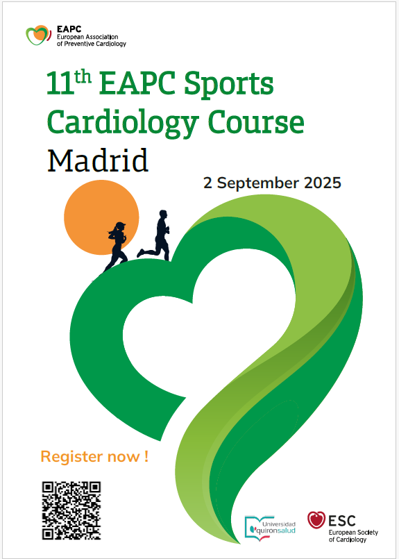SilCastelletti's tweet image. Do you wish to participate in the #EAPC #sportscardiology course but cannot attend in Madrid? No worries: you can join online! Don't miss this opportunity! Join here:
2025eapcsportscardiologymadrid.com
@escardio @MichaelPapadak2 @Mark_AbelaMD
@DrAneilMalhotra @jonathankimmd @LSerratosa