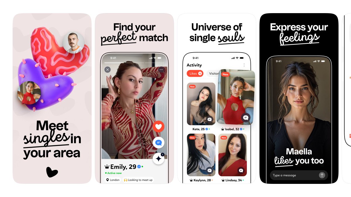 screenshotfirst's tweet image. New concept π
Lately, we've been exploring minimalist visuals for Kismia, a dating appβleaning into a bold metaphor of intertwined hearts, letting authentic user imagery shine.
What do you think of this concept?