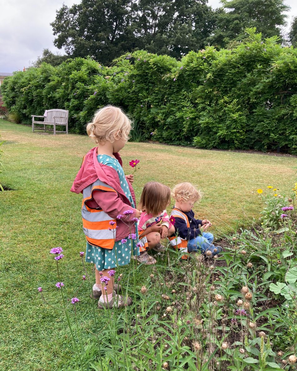 Little eyes full of wonder 🍃🌸 Exploring flowers, feeling the grass and soaking in the peace.

Even on a cloudy day, nature still blooms - and so does curiosity ✨
