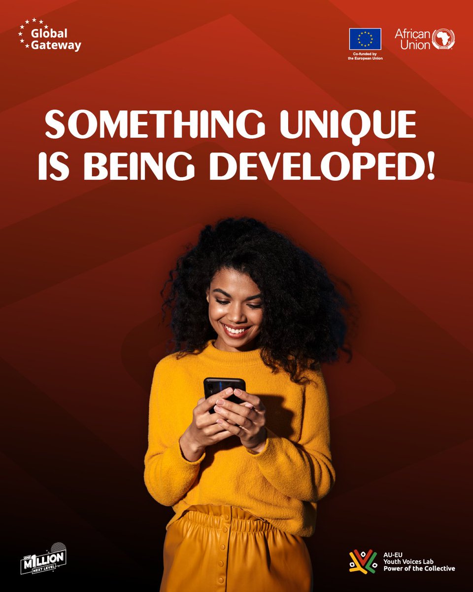 Something unique is being developed! 
Or should we say, "something’s coming app"? 🤭

Coming very soon. Stay tuned!

#YVL_App #AUEUYouthVoicesLab #AUEUYouthLab #EngageEmpowerConnect #PoweroftheCollective #AUEU #EuropeAid 
@aueuyouthlab