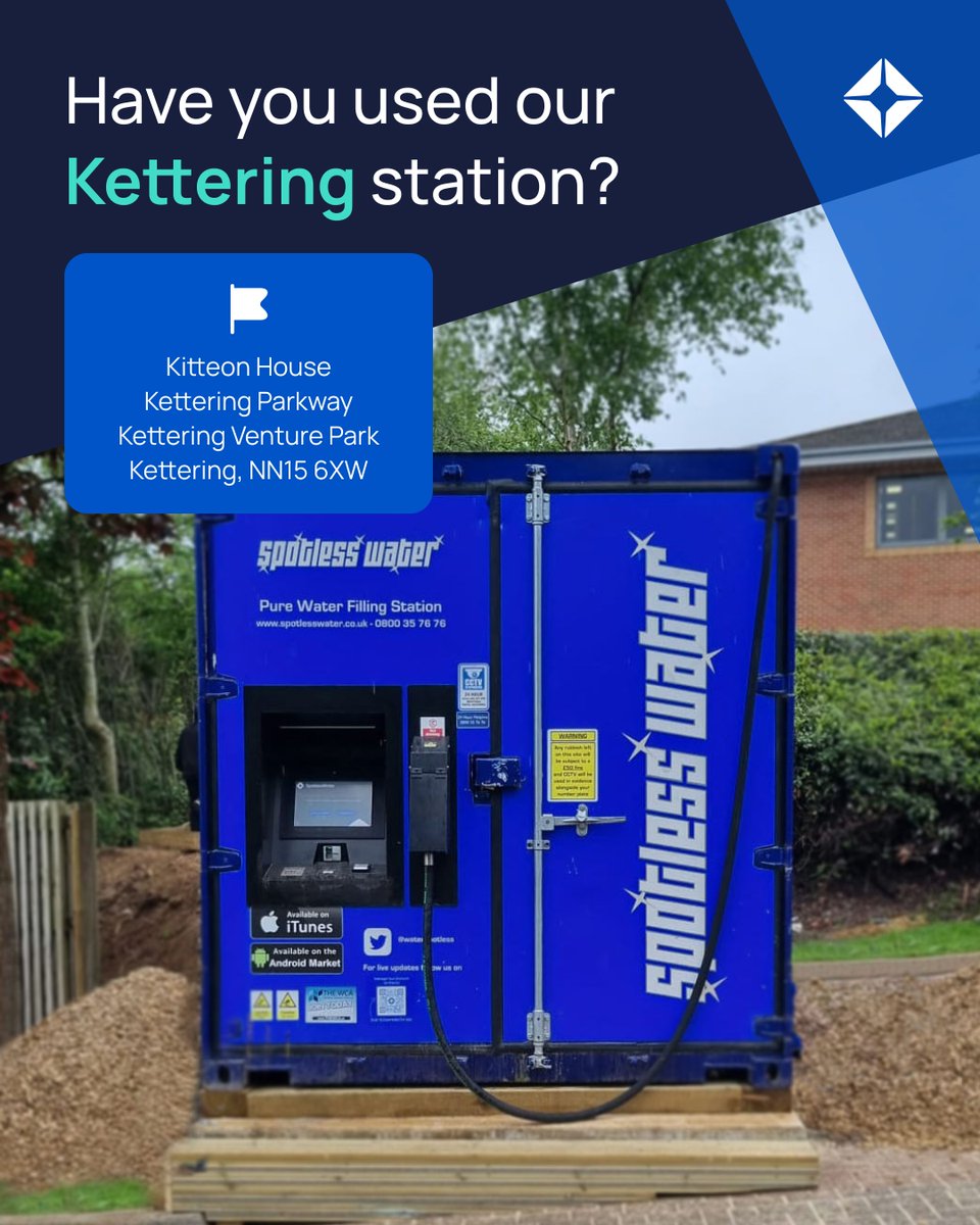 Our Kettering filling station provides cost-effective, high quality, reliable pure water!💦

ow.ly/ZhNM50WeU6c 📌

#Kettering #SpotlessWater #ultrapurewater #cleaning #valeting #detailing #ironing #batterytopup #beerbrewing #fishkeeping #beekeeping