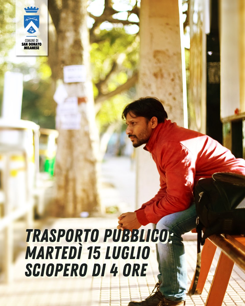 🚌 | TRASPORTI

Domani mattina è in programma uno #sciopero di 4 ore che interesserà i dipendenti di #Autoguidovie.

⬇️ Info:
comune.sandonatomilanese.mi.it/novita/avvisi/…