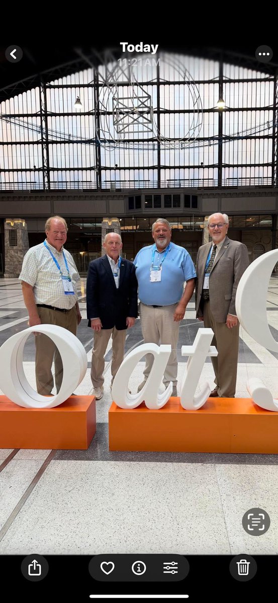 Alabama enjoyed the 90th Anniversary Celebration of NACO in Philadelphia. Morgan Chairman Ray Long, Alabama Director Sonny Brasfield, Limestone Chairman Collin Daly, and Morgan Commissioner Randy Vest, stopped by to pose with the Celebration sign. <a href="/NACoTweets/">NACo Digital Team</a> <a href="/AlabamaCounties/">Alabama Counties</a>