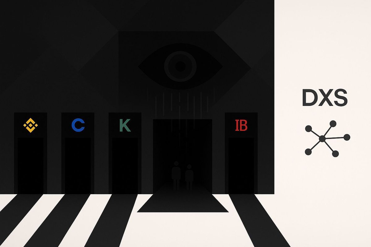 DXSapp's tweet image. Every exchange, crypto or not, is the same exchange.
Binance, Coinbase, Kraken, Robinhood, Interactive Brokers - different logos, same liquidity oligopoly.
They all plug into the same market makers. The same whales. The same data harvesters.
You think you're choosing a…