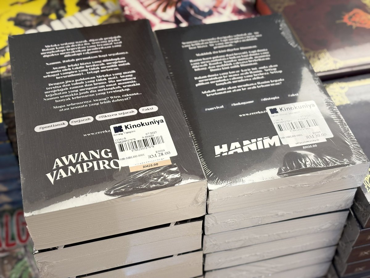 Hanim dan Awang Vampiro kini boleh dibeli di Kinokuniya KLCC🥳✨

Jom dapatkan sekarang!