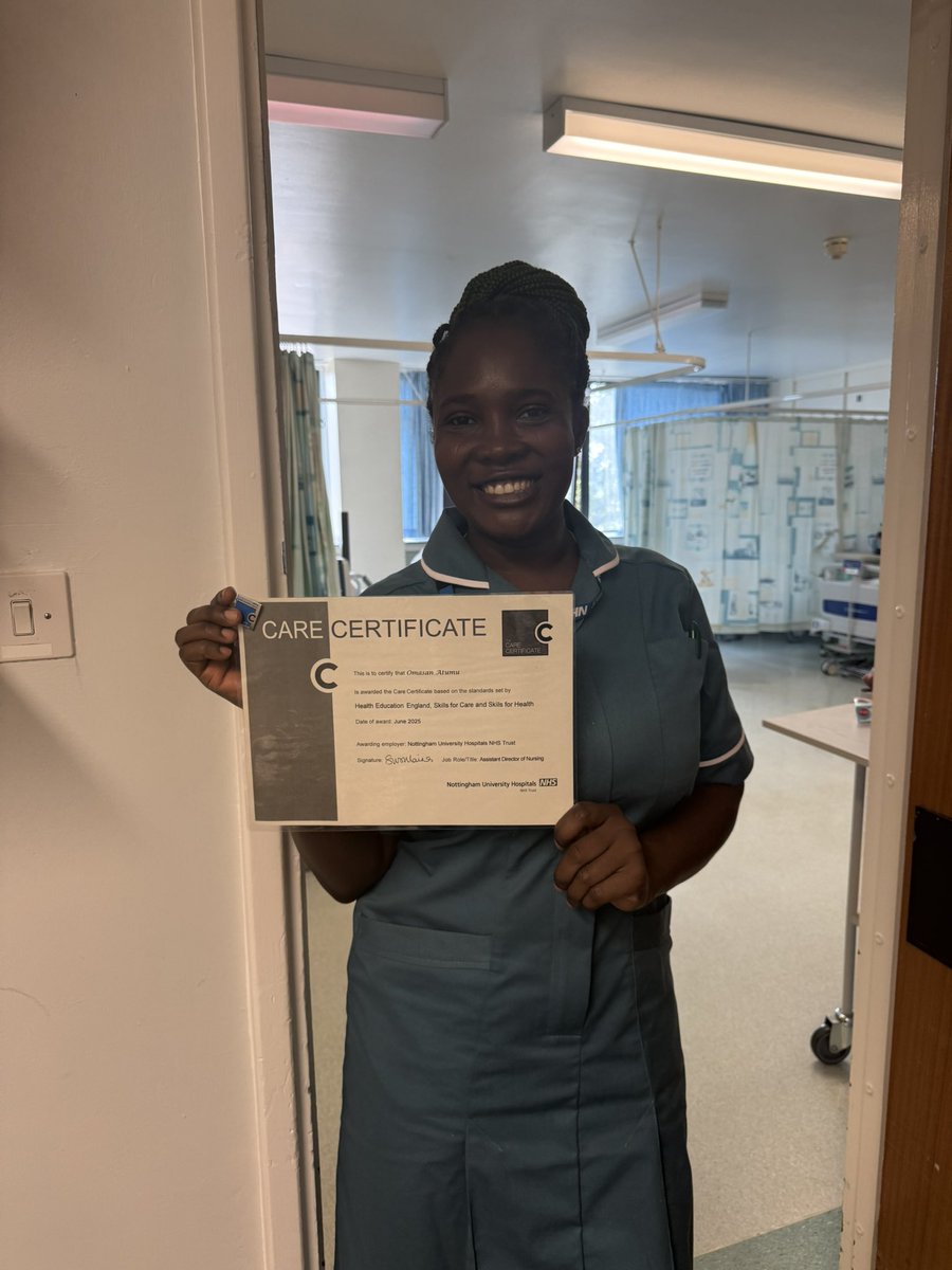 Another lovely HCA achieving her Care Certificate Well done Omasan ❤️👍🏼🥰