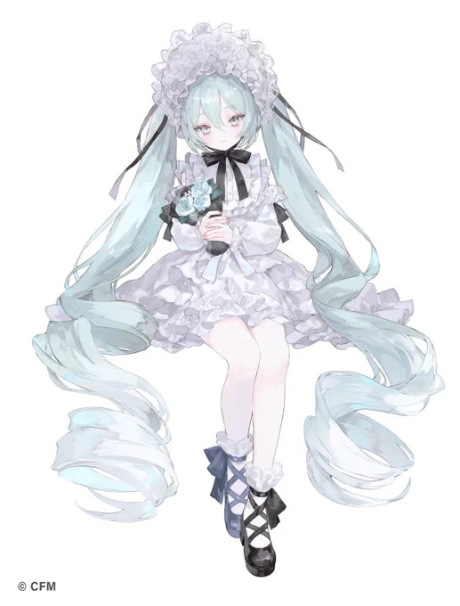 「初音ミク ぬーどるストッパーフィギュア ヴィンテージドール」の原画を担当させていただきました。 とてもかわいく仕上げていただき嬉しいです 12月頃より展開予定とのことで、よろしくお願いいたします! #初音ミク