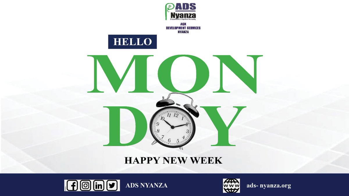 "Monday, the start of a new week, with brand-new opportunities to enjoy all that life has to offer.” – Audrey Carlan, Author

#adsnyanza
#mondayinspiration 
#newweek