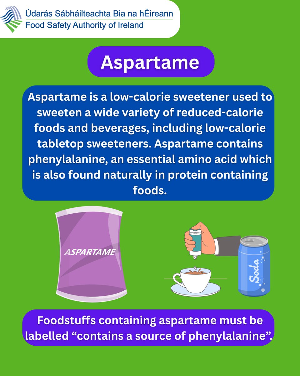 FSAIinfo's tweet image. Aspartame: What You Need to Know ✍️

Learn more here: ow.ly/lIaG50WltNe

#FoodSafety #Aspartame #FSAI #FoodLabelling