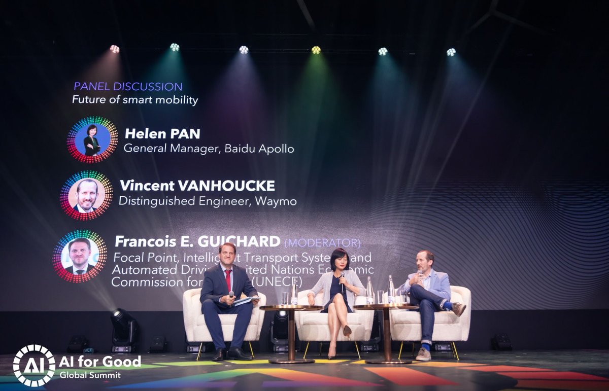 Baidu Inc. (@baidu_inc) on Twitter photo At the <a href="/AIforGood/">AI for Good 🇺🇳 #AIforGood</a> Summit, Apollo USA GM Helen K. Pan shared how Apollo Go is redefining transportation—making it safer and more inclusive. From improving road safety to expanding access for underserved communities, Apollo Go is opening up mobility for everyone. At the <a href="/AIforGood/">AI for Good 🇺🇳 #AIforGood</a> Summit, Apollo USA GM Helen K. Pan shared how Apollo Go is redefining transportation—making it safer and more inclusive. From improving road safety to expanding access for underserved communities, Apollo Go is opening up mobility for everyone.