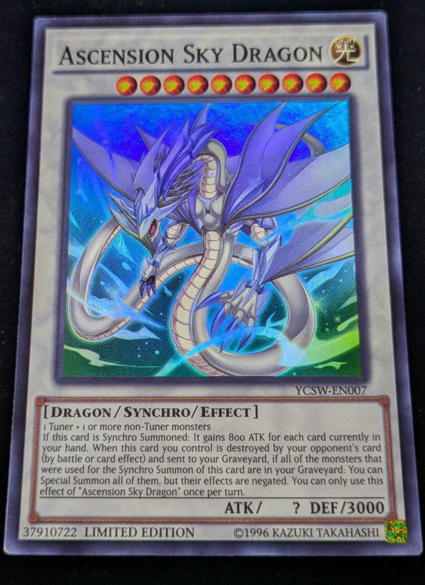 遊戯王AscensionSkyDragon YCSW-EN007 【公式通販】