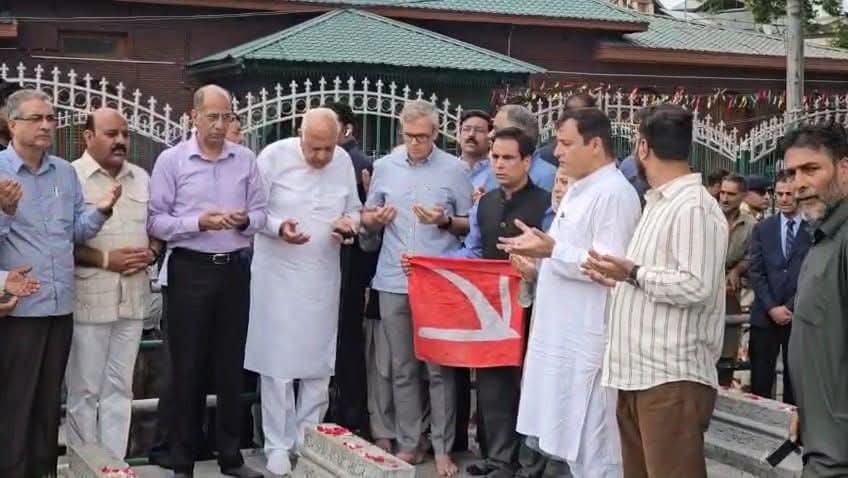 Once again,NC &amp; PDP r busy playing the emotional &amp; sympathy card over the 13 July martyrs.Instead of addressing this sensitive issue legally/constitutionally,they resort to social media posturing.Why haven’t they called for an all-party meeting to press the matter collectively?