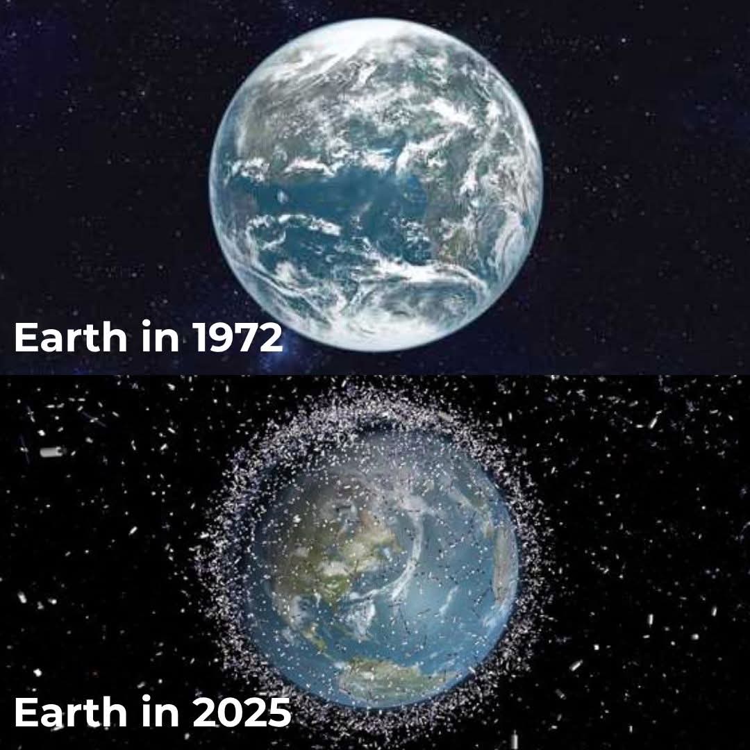amazing_physics's tweet image. As of 2025, nearly 10,000 active satellites orbit Earth — a record surge fueled by the rise of satellite-based technologies, global internet coverage, and mega-constellations like SpaceX’s Starlink. While these satellites are transforming communications and bridging the digital…