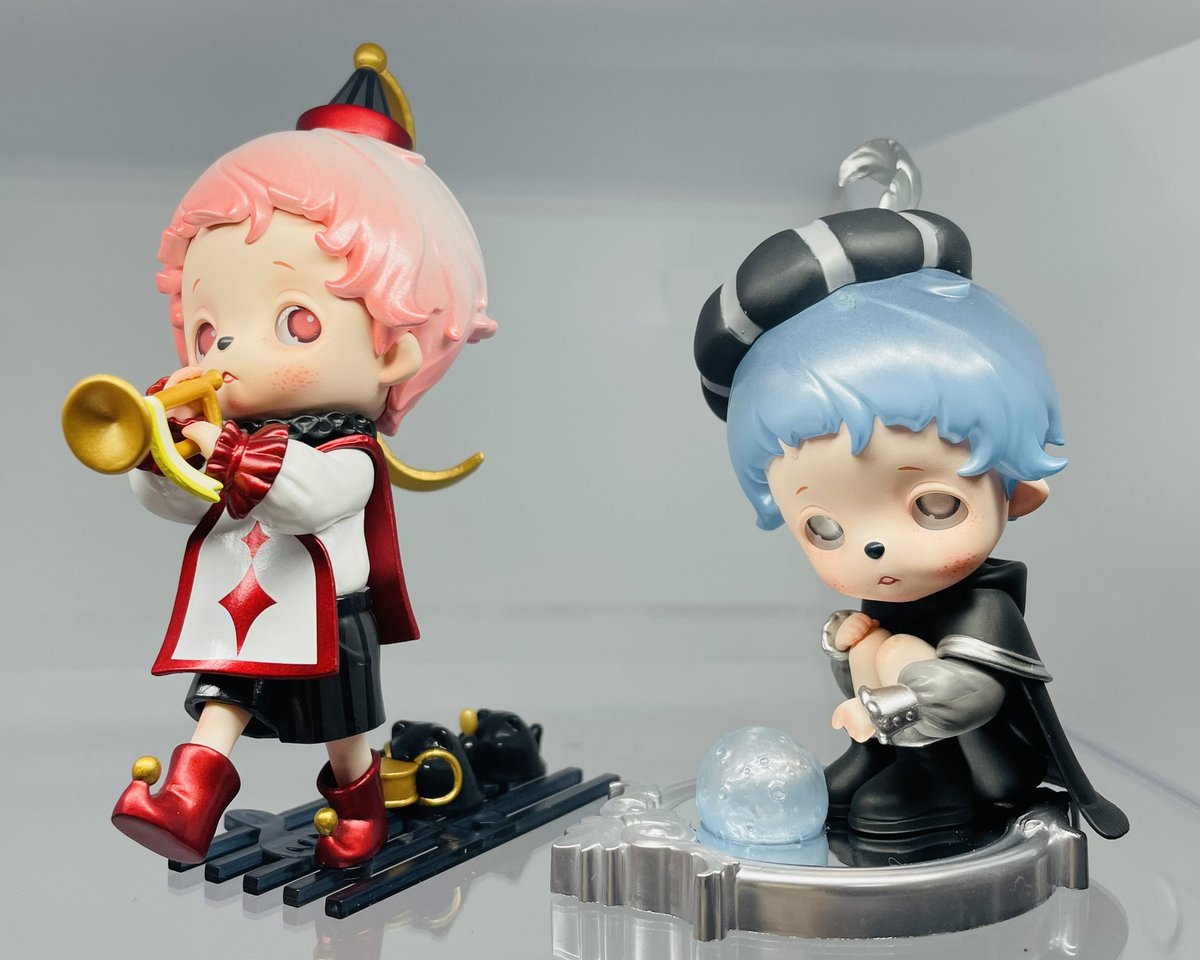 rayflo_pop's tweet image. よかった！被らなかった😭
スカルパンダちゃん美しすぎてやばい…おめめがまた今までのシリーズにはない表現されてて、どれもシクレ級って言ってる方もいたけどほんとそう！
イノソウルくんもバランスよくピンクと青の子来てくれたー💕光るギミックの子初ゲット✨
#POPMART大好き
#SKULLPANDA
#INOSOUL