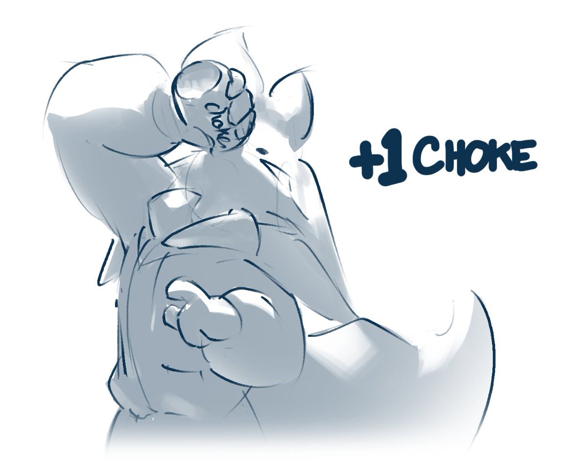 SlamTheDragon02's tweet image. +1 Choke