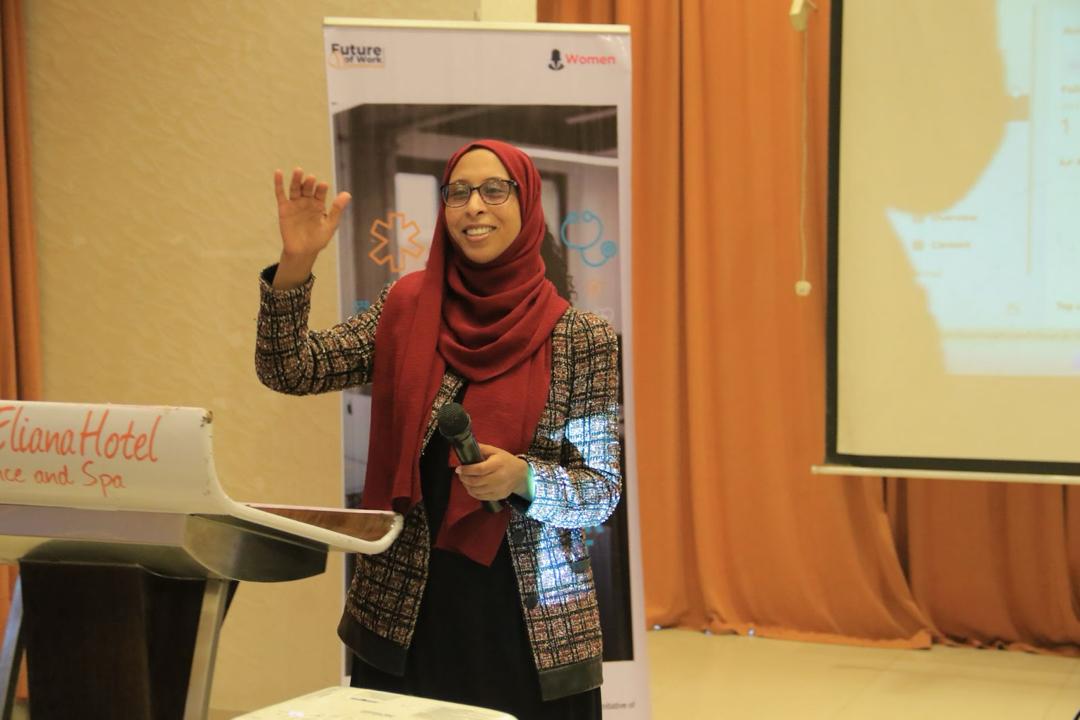 QraftAcademy's tweet photo. 🎉 Day 1 of the Future of Work Tour: Ethiopia Edition was a success with over 70 women participants! 💪 Led by Rachel T. Ainembabazi, they explored Designing for Well-being &amp; Life Integration, while Juliyana Woldeab delved into Emotional Intelligence. Empowering insights for all! https://t.co/WFLHnMxARu