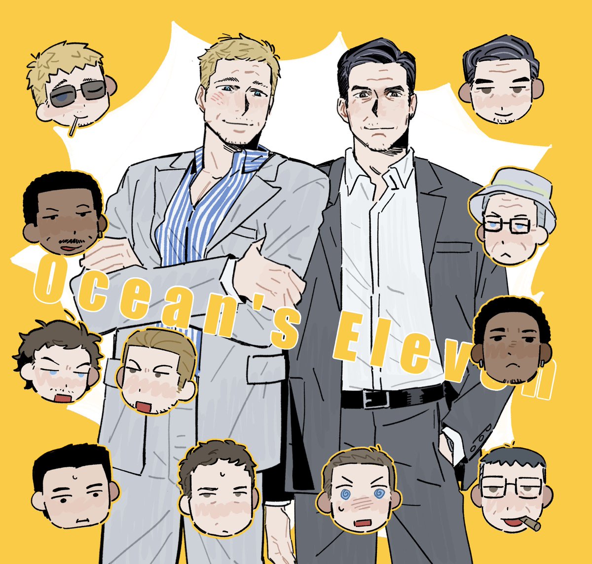 ashuiashui119's tweet image. #OceansEleven