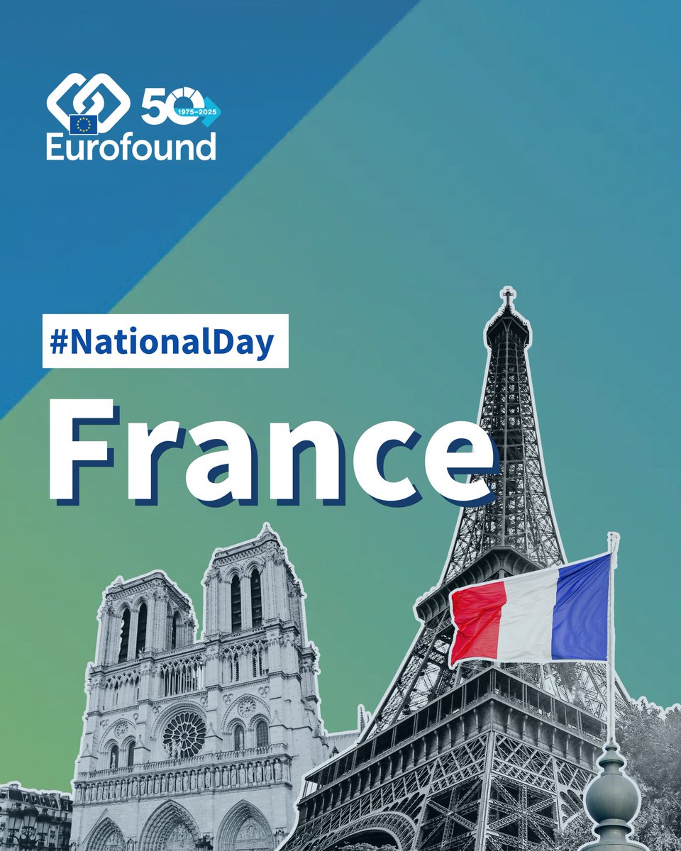 eurofound's tweet image. Today is France's #NationalDay! 🇱🇺
Interested in learning more about living and working in #France? 👉 Explore our country pages on our website! eurofound.europa.eu/en/country/fra…
#EU #LivingandWorkinginEurope