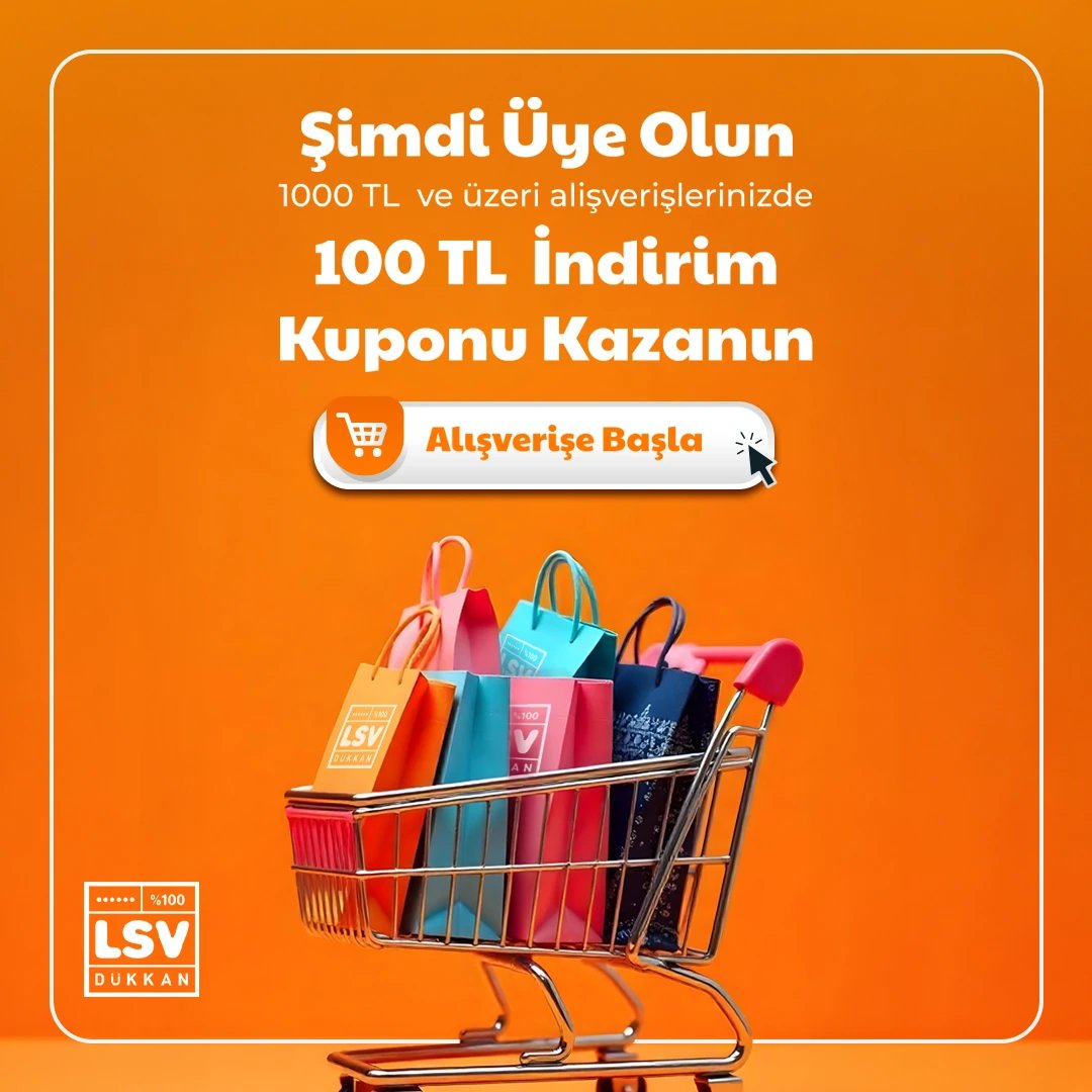 🎉Yeni Üyelere Özel Fırsat!
LSV Dükkan'a şimdi üye olun, 1000₺ ve üzeri alışverişlerinizde 100₺ indirim kuponu kazanın!
El emeğiyle gelen sağlık, sepetinizde hayat bulsun🧡

📍 lsvdukkan.com