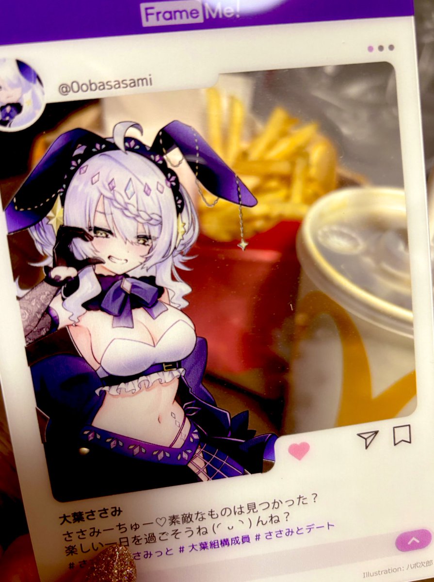 すっごい可愛くて、大きくて良すぎる(⸝⸝⸝ᵒ̴̶̷̥́ ⌑ ᵒ̴̶̷̣̥̀⸝⸝⸝)‼️フィルム剥がすと透明感めちゃはなまる👏( &gt;﹏&lt; *)♥️
初めての撮影が…マックで…すみません👁️👁️連休家にしかいませんでした。ええ。
#FrameME