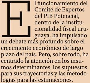 Acabamos de entregar al gobierno uruguayo los parámetros esenciales para estimar el PIB potencial: en esta columna para #EconomíaYMercado de @ElPaisUY mis supuestos y reflexiones sobre el tema.
👉🏼elpais.com.uy/economia-y-mer…