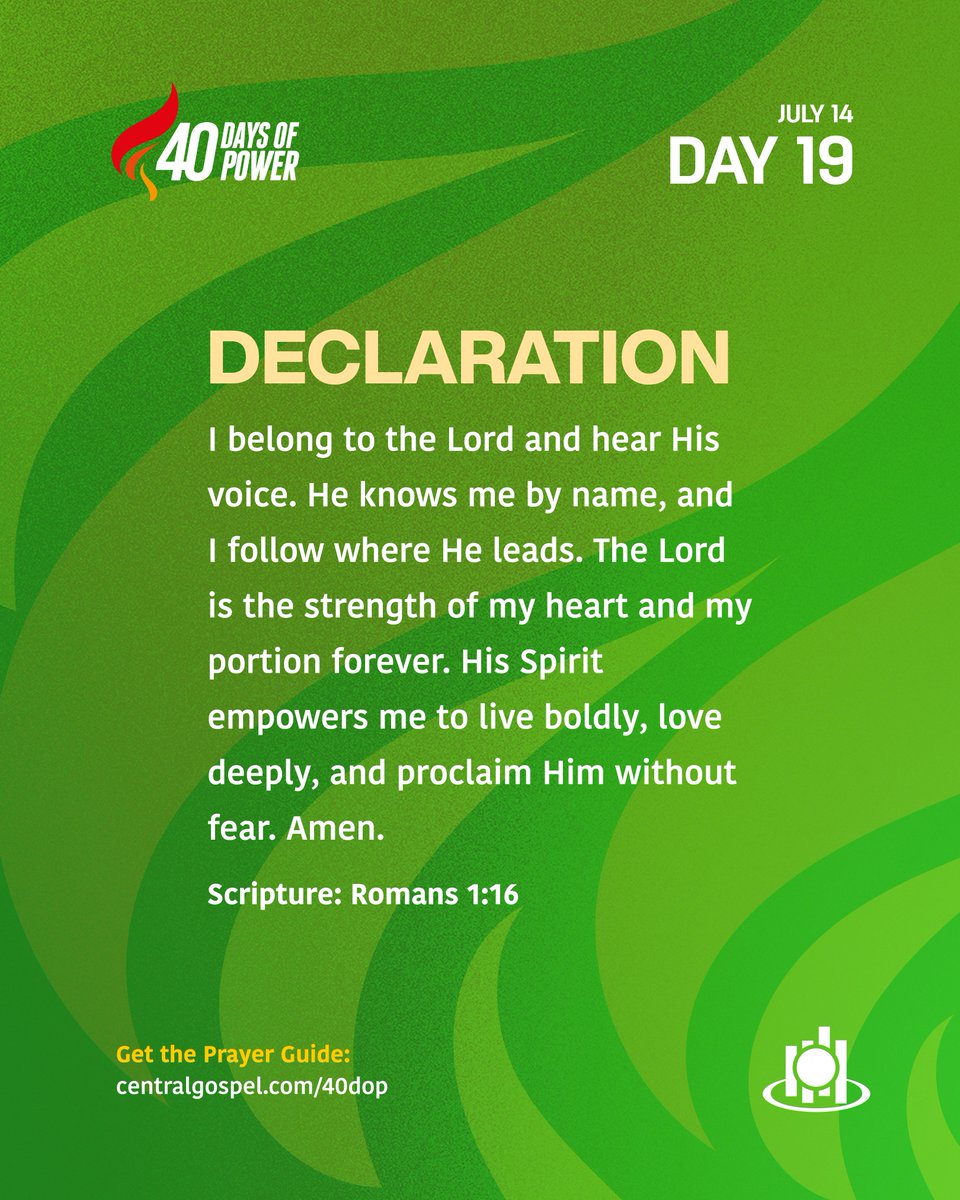 We belong to the Lord

#40DaysOfPower 
#GW2025