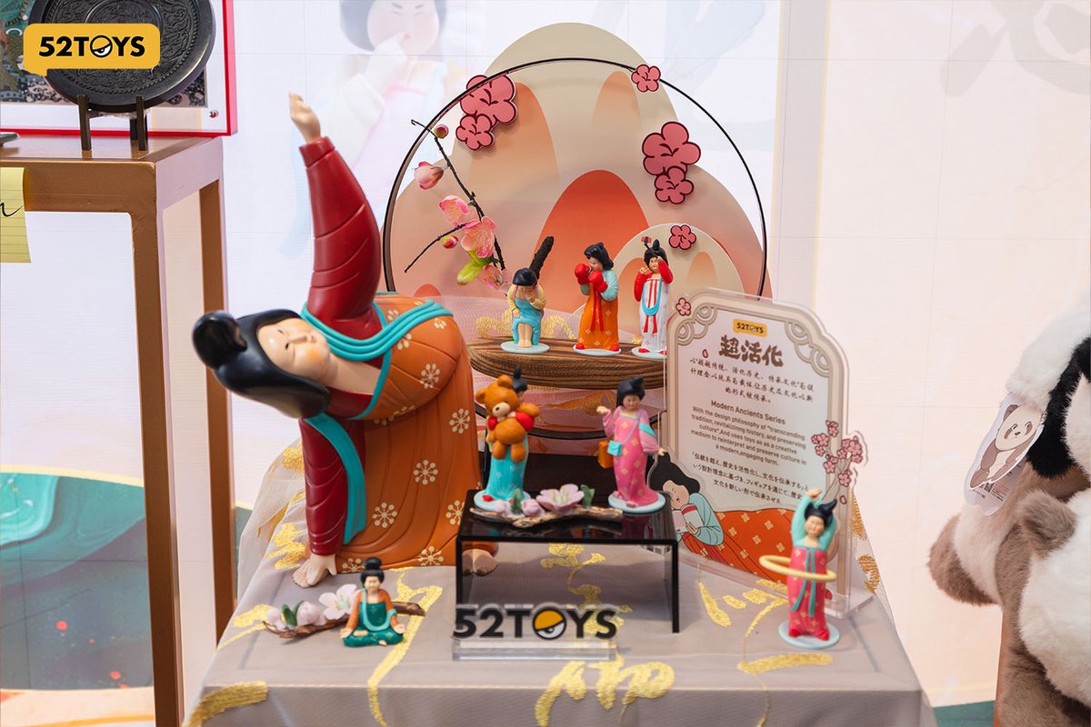 52TOYSJP's tweet image. 2025年7月7日~9日、大阪万博中国館にて「陝西ウィーク」が開催されました。
この度、52TOYSは公式招待を受け、「現代古代シリーズ」を展示いたしました✨
#52toys #大阪万博2025 #コレクションフィギュア