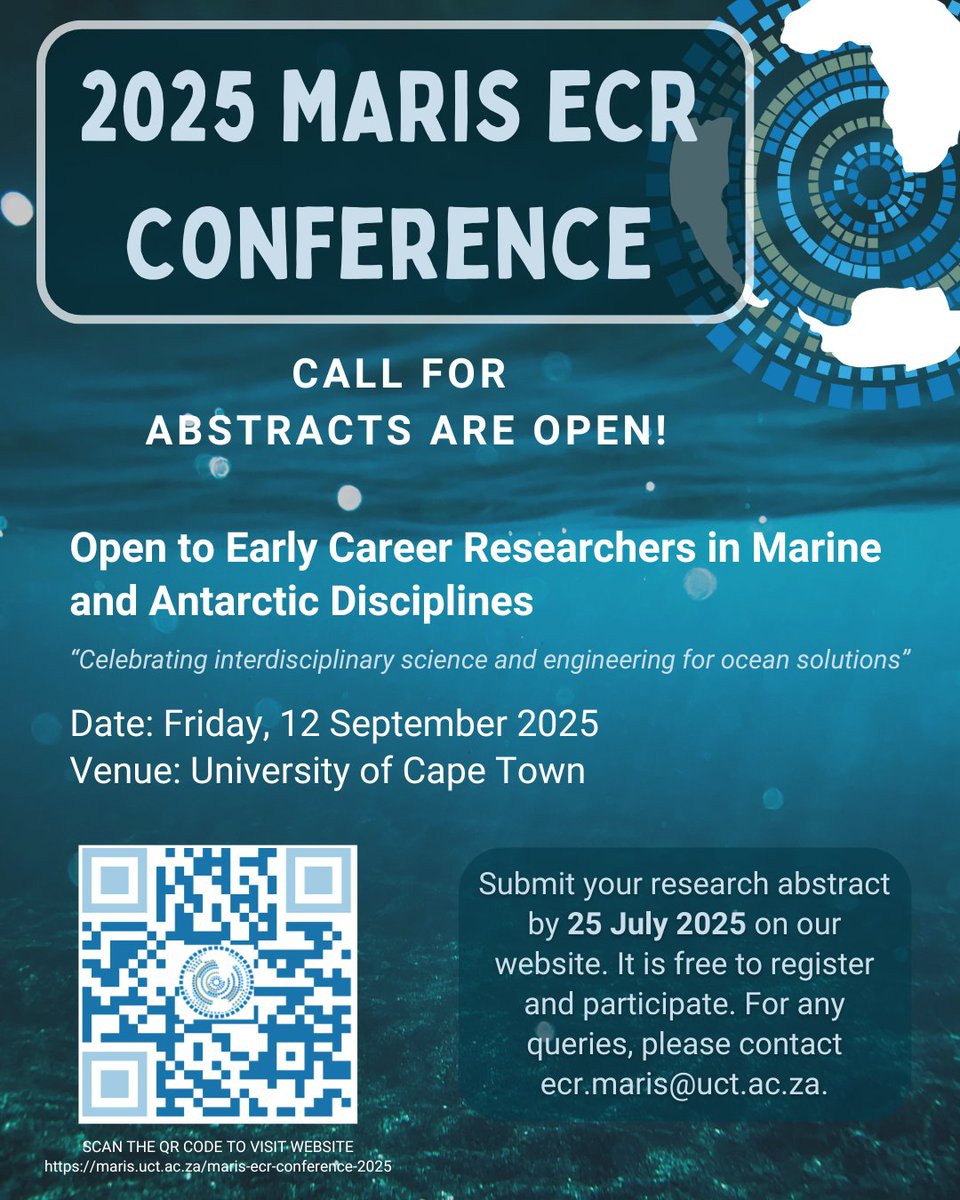 📢Two Weeks Left to Apply!

Submit your abstract and apply now to be a part this exciting Early Career Researcher showcase of marine and polar research!

Applications close on Friday, 25 July!