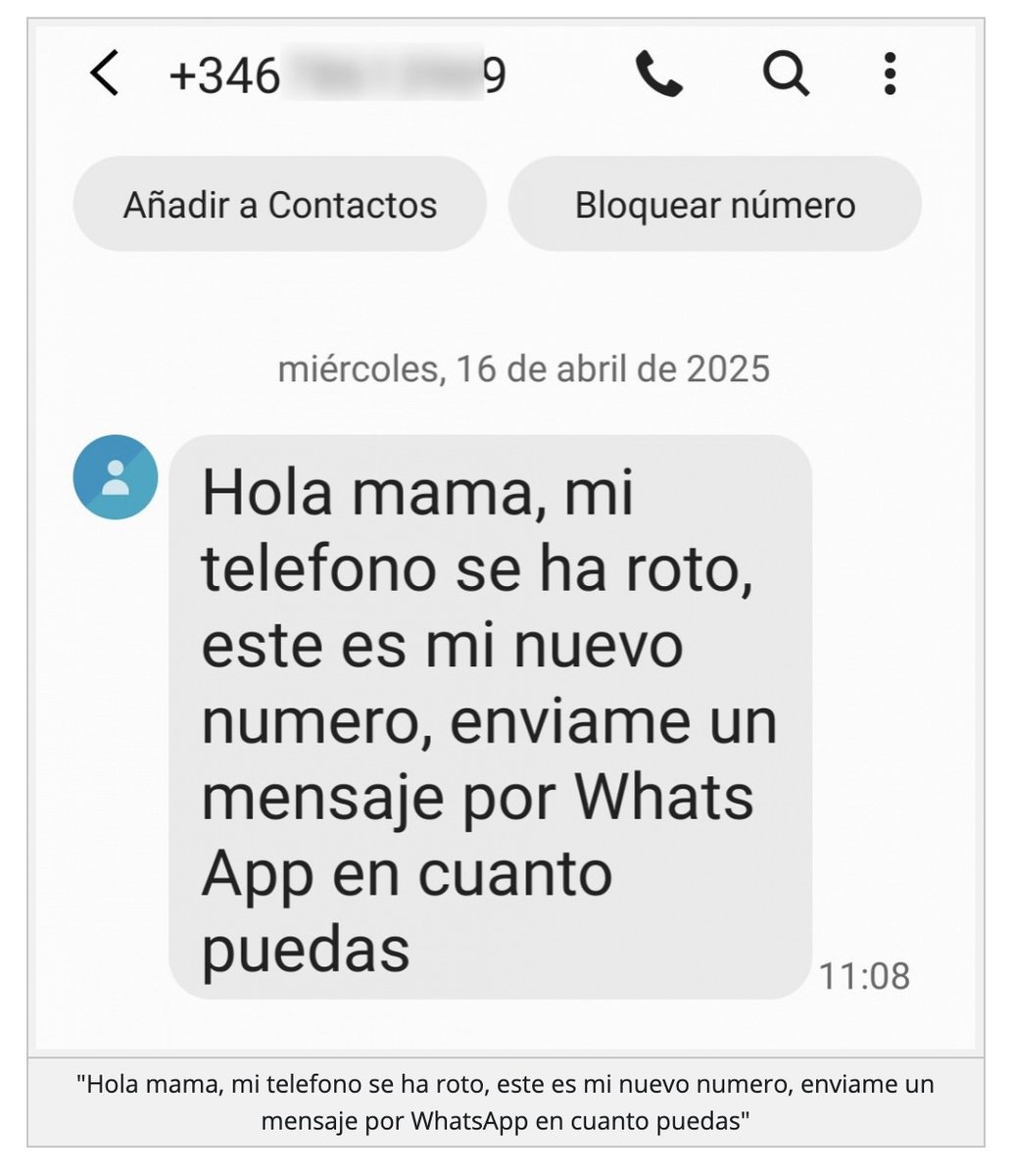 policialocalvlc's tweet image. 👦📱💰¿Has recibido un mensaje desde un número desconocido que dice ser tu hij@?
¿te pide dinero por bizum o trasnferencia?🧐
Desde @INCIBE te cuentan lo que debes hacer
incibe.es/ciudadania/avi…
