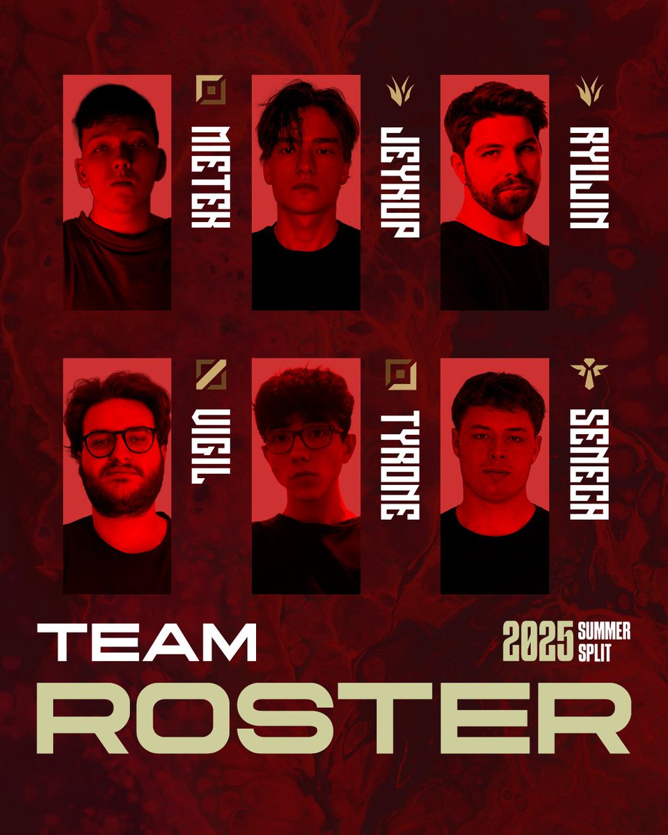 Just a few hours remain until the start of the LIT Summer Split 2025 

After introducing our new additions, it’s time to present the gladiators who will defend the title we have just claimed! 🏆

🇵🇱 <a href="/mieteklol/">Mietek</a> 
🇹🇷 <a href="/jeykup2/">jeykuplol</a> 
🇮🇹 <a href="/Ryujiinlol/">Francesco</a> 
🇮🇹 <a href="/Vigil3331/">Vigil</a> 
🇮🇹 <a href="/TyroneADC/">Tyrone ADC</a> 
🇸🇪