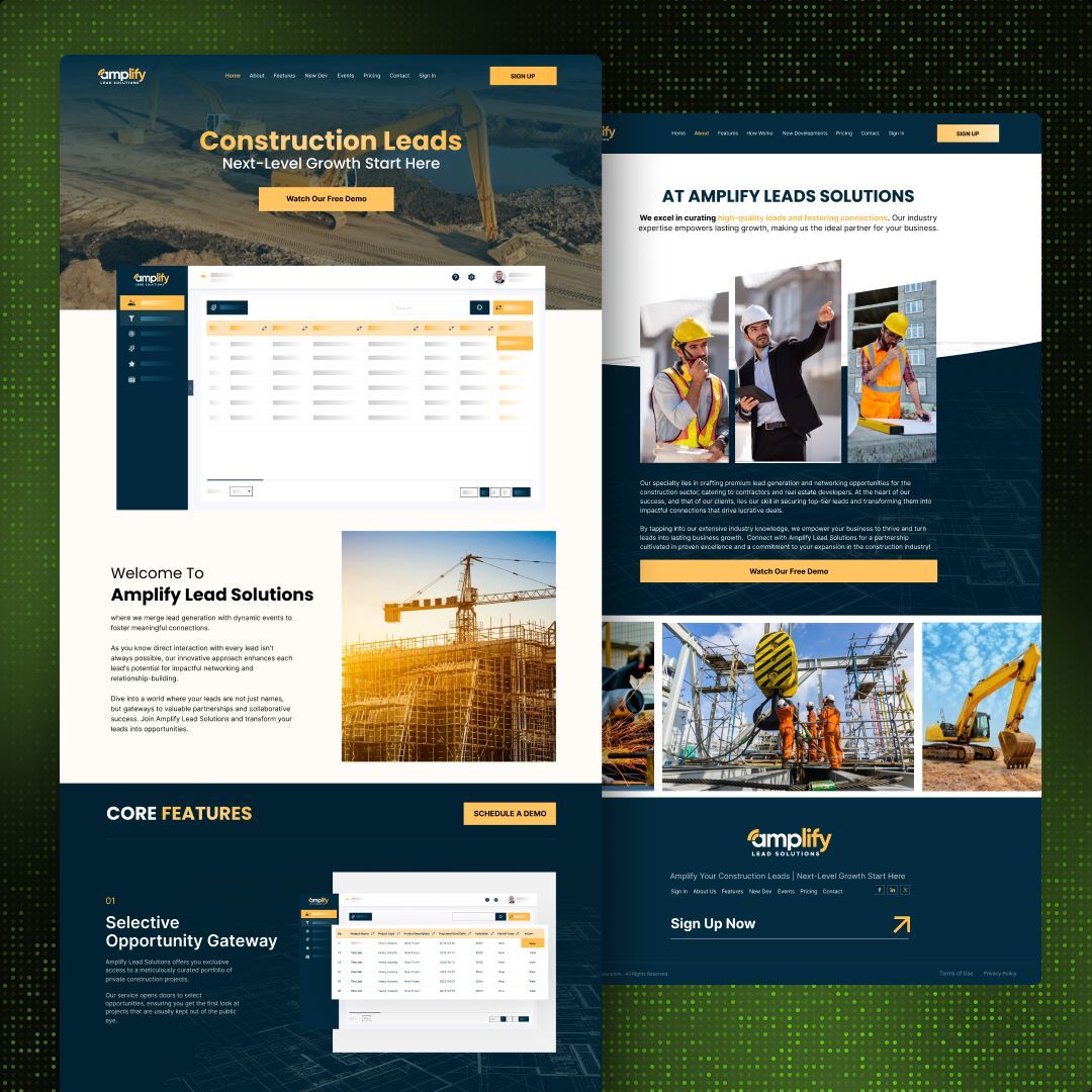 DevelopiosA's tweet image. Amplify Lead Solutions!

We designed a lead-gen platform for the construction industry — fast, focused, and built for decision-makers.

Bold UX. Clean UI. Built to convert.
Let’s build your next one → sales@developios.com

#UXDesign #ConstructionTech #Developios
