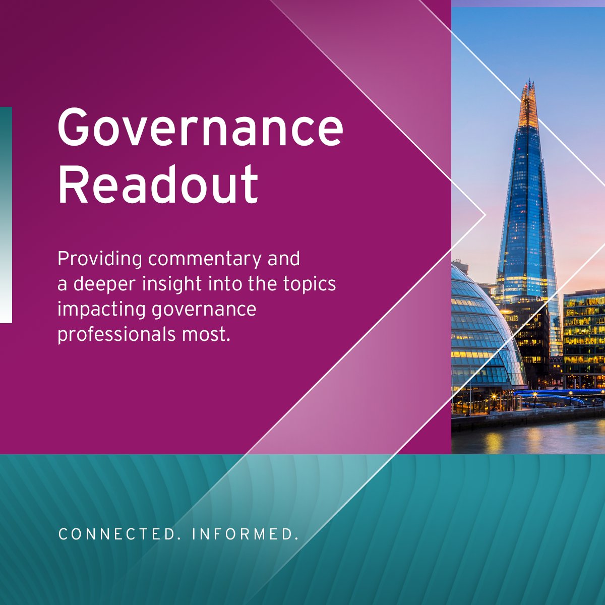 Computershare's tweet image. As heads turn from the AGM season to corporate reporting obligations, we bring you the final PISCES rule book, a streamlined UK Stewardship Code and updated Directors' Remuneration Reporting Guidance.
Read the latest market updates within this month's Governance Readout…