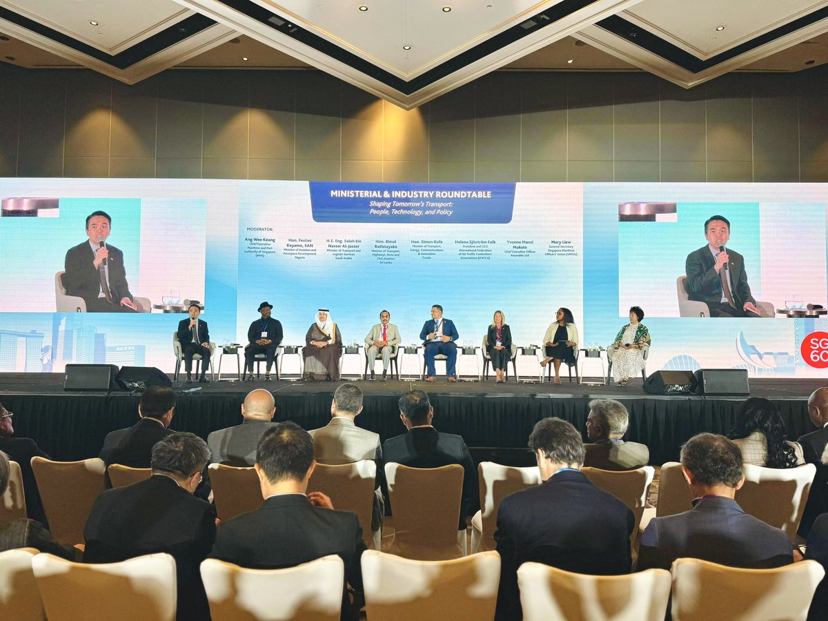 Today in Singapore, at the Global Aviation and Maritime Symposium (GAMS), a platform that brings together thought leaders and key decision-makers from around the world, CEO Yvonne Makolo participated in a high-level Ministerial &amp; Industry Roundtable under the theme “Shaping