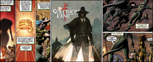 Blaxkleric's tweet image. &quot;Predominantly read[s] like one of Robert E. Howard’s original short-stories from the late writer’s days penning pieces for Weird Tales.&quot;

The awesome #Solomonkane The Serpent Ring No.5 by @PatrickZircher &amp;amp; @ComicsTitan 😍😍😍

My review is here: thebrownbagaeccb.blogspot.com/2025/07/solomo…