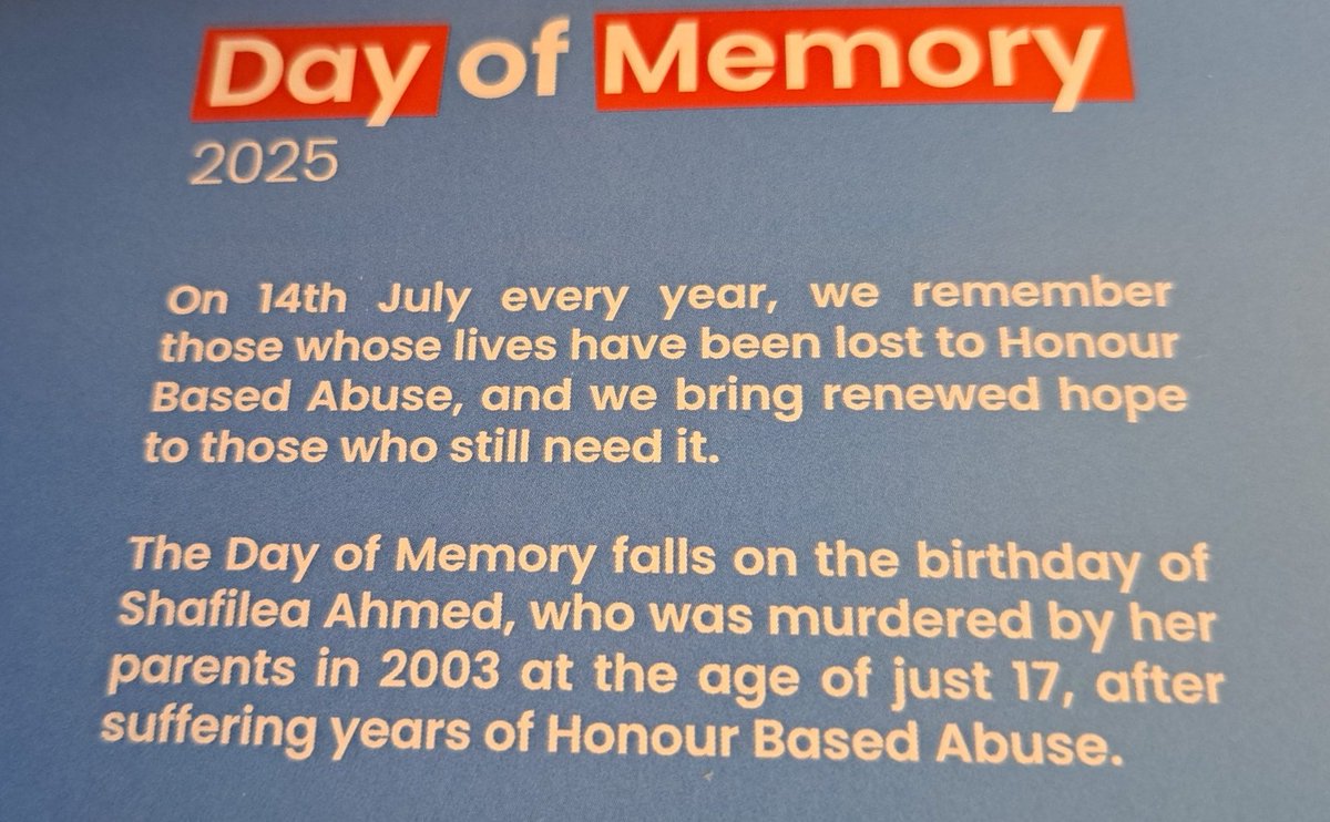 DeputyMayorPCWY's tweet image. I was honoured to attend #KarmaNirvana&apos;s #DayofMemory event today,  remembering all victims of #HonourBasedAbuse across the UK. #WeRemember